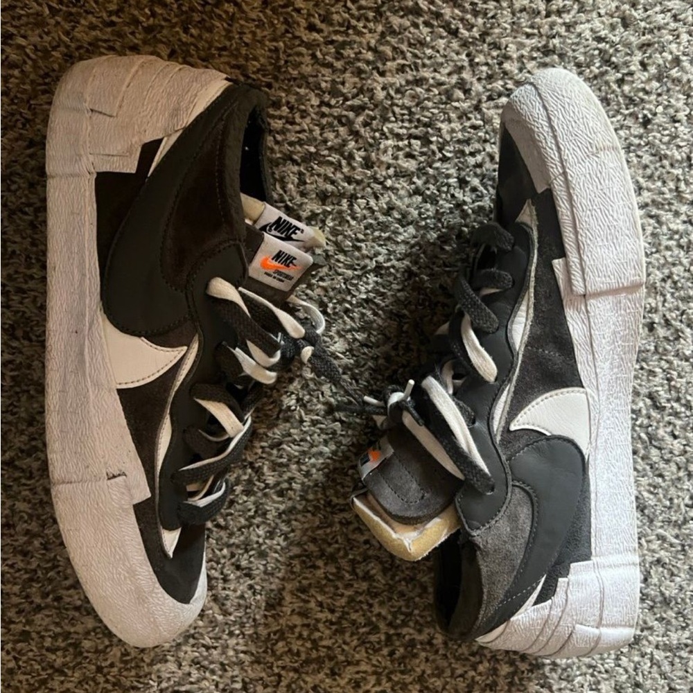Nike sacai blazer iron grey low size 11